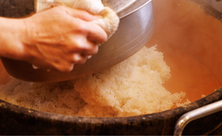 シャリ切りシーン